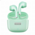 Lenovo LP40 Pro zielone – słuchawki Bluetooth 5.3 z mikrofonem, IPX5 i dotykowym sterowaniem. W zestawie: etui, kabel USB-C, nakładki. 5h pracy, Deep Bass, tryb niskiego opóźnienia, obsługa Siri.