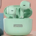 Lenovo LP40 Pro zielone – słuchawki Bluetooth 5.3 z mikrofonem, IPX5 i dotykowym sterowaniem. W zestawie: etui, kabel USB-C, nakładki. 5h pracy, Deep Bass, tryb niskiego opóźnienia, obsługa Siri.