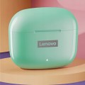 Lenovo LP40 Pro zielone – słuchawki Bluetooth 5.3 z mikrofonem, IPX5 i dotykowym sterowaniem. W zestawie: etui, kabel USB-C, nakładki. 5h pracy, Deep Bass, tryb niskiego opóźnienia, obsługa Siri.