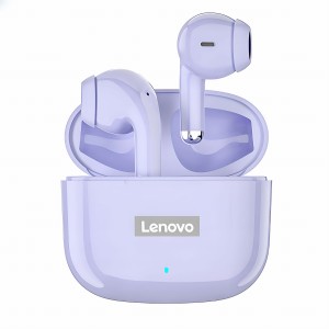 Słuchawki bezprzewodowe Lenovo LP40 Pro – Bluetooth 5.3, wodoodporne, fioletowe, TWS