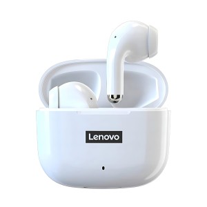 Słuchawki bezprzewodowe Lenovo LP40 Pro – Bluetooth 5.3, douszne, białe, TWS