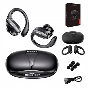 Słuchawki bezprzewodowe dokanałowe Lenovo XT80 – Bluetooth 5.3, czarne, TWS, dźwięk stereo